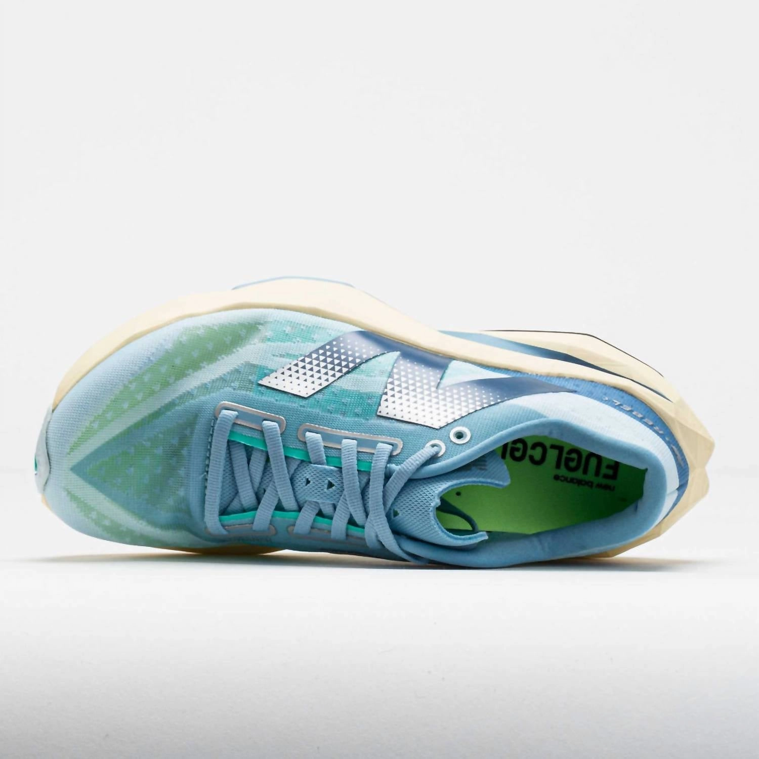 Women's Fuelcell Rebel V4 Shoes In Quarry Blue/chrome Blue/heron