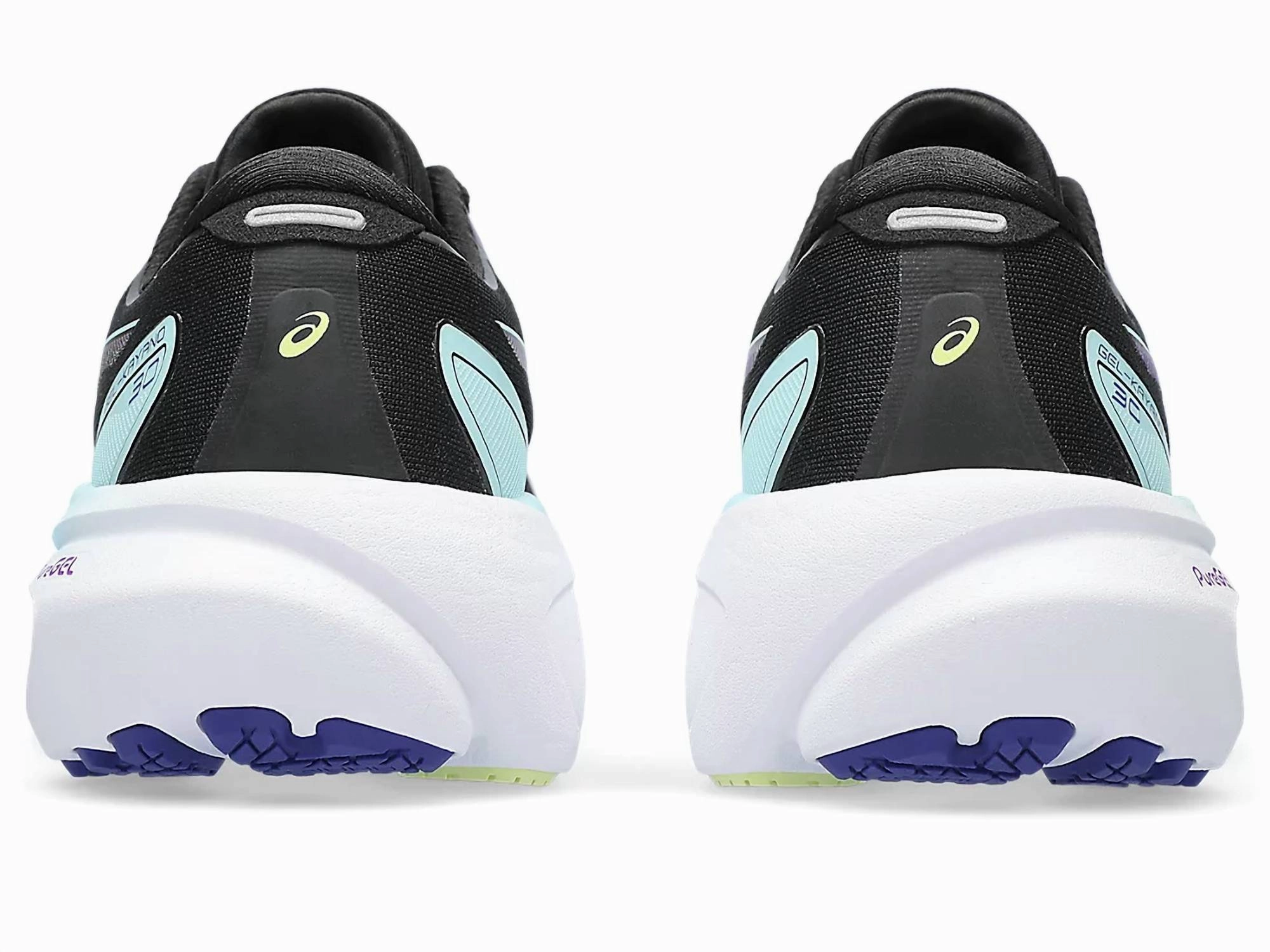 Women's Gel-Kayano 30 Running Shoes In Black/glow