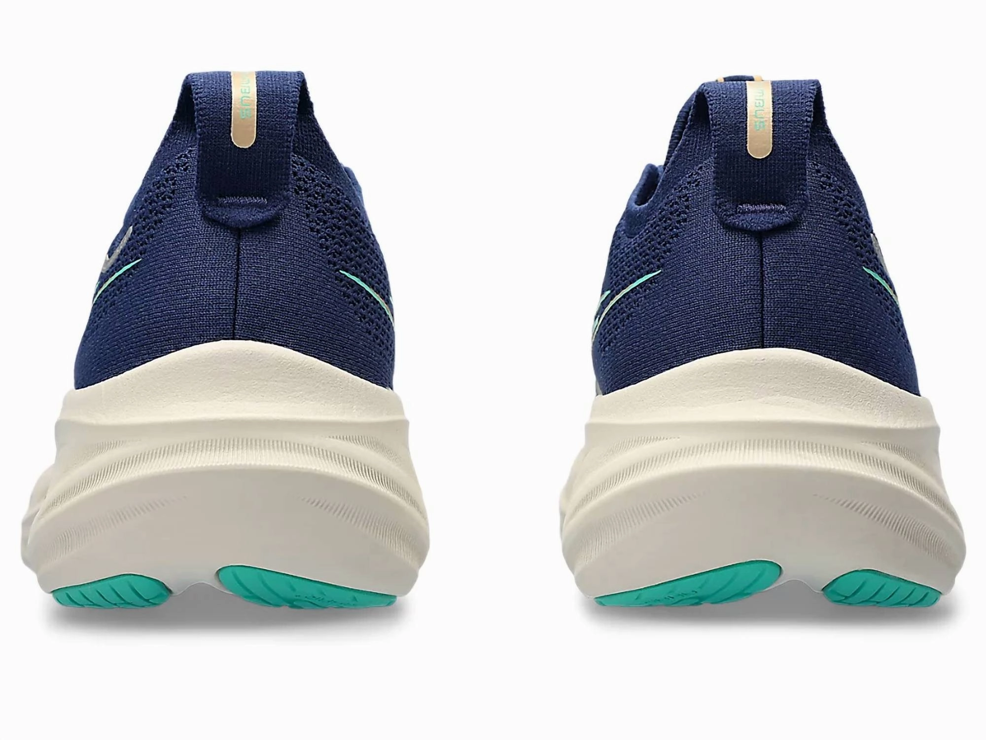 Women's Gel-Nimbus 26 Running Shoes In Blue Expanse/aurora Green