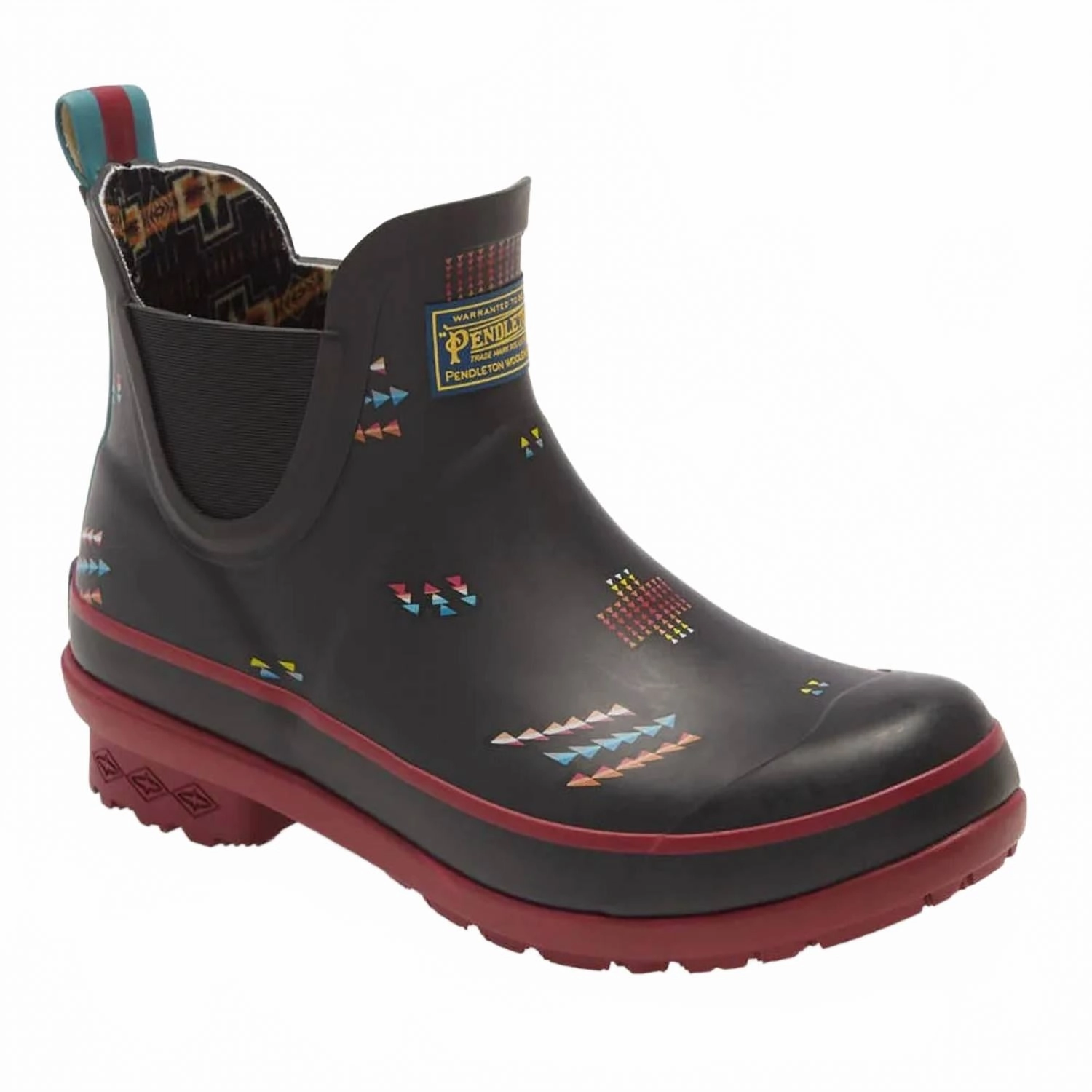 Women's Geo Mix Short Rain Boot In Black Womens Winter & Rain Boots online