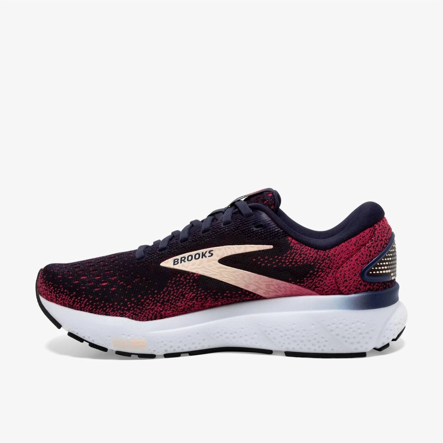 Women's Ghost 16 Running Shoes In Peacoat/raspberry/apricot