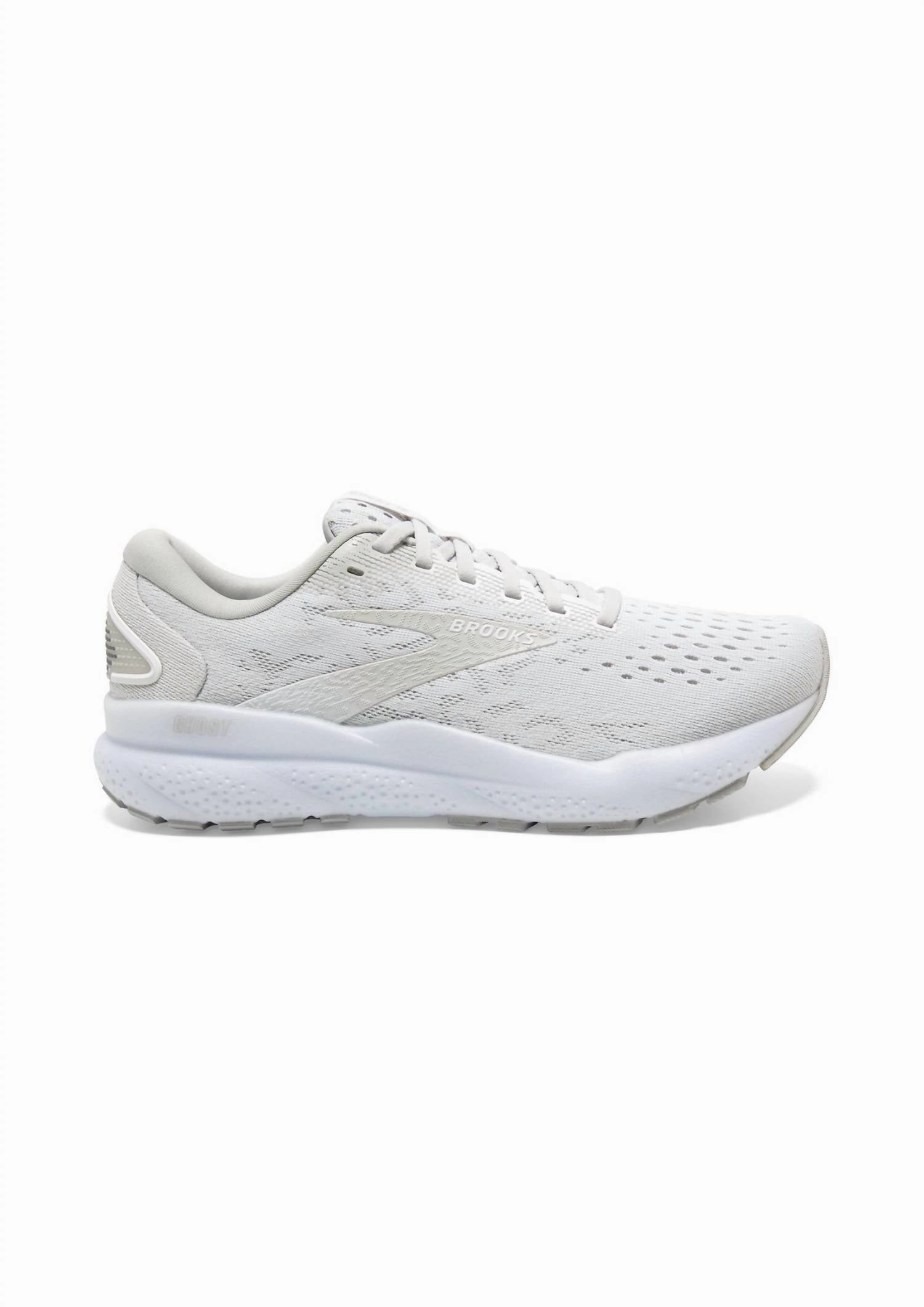 Women's Ghost 16 Shoes In White/white/grey Cheap Athletic Shoes for Women