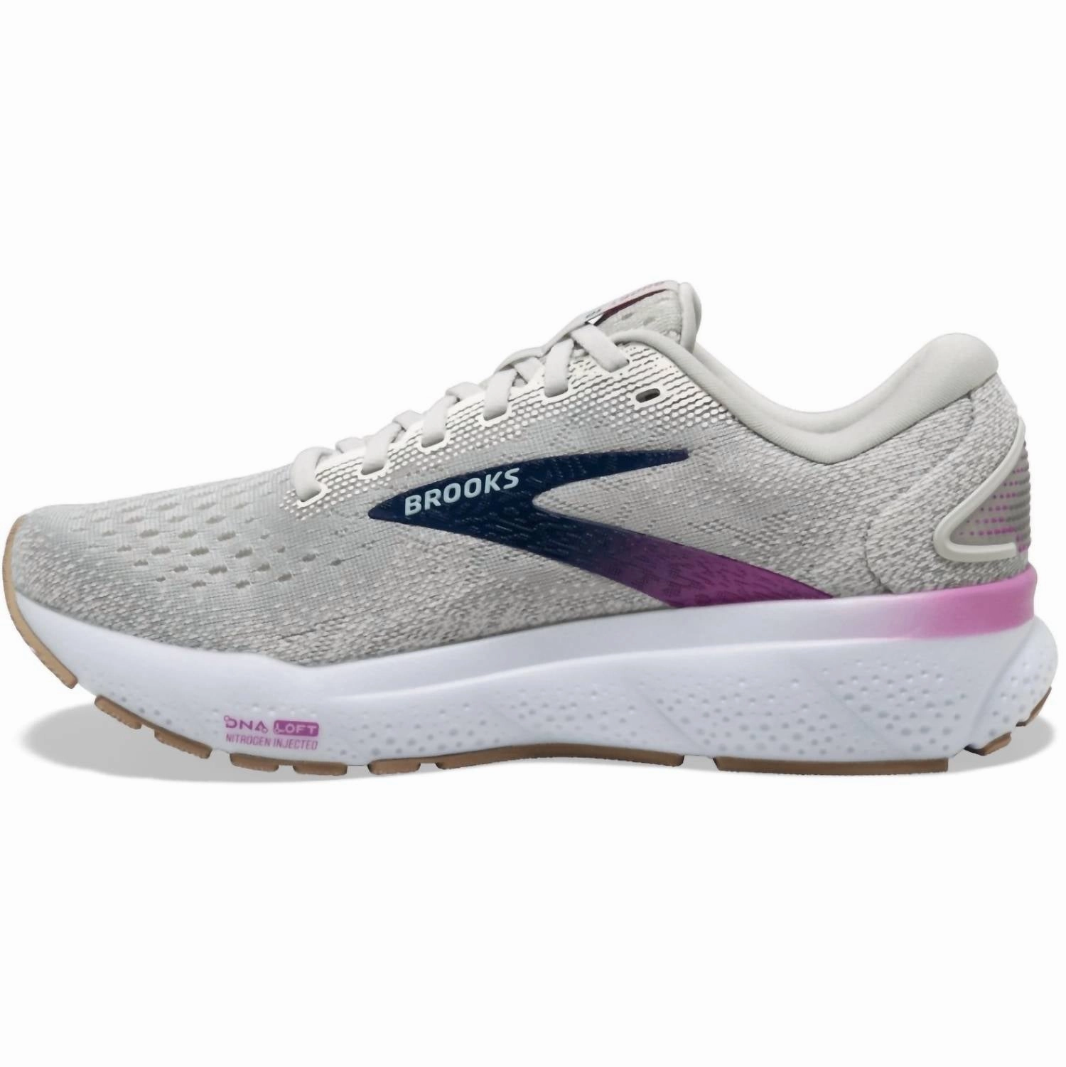 Women's Ghost 16 Sneakers In White/grey/estate Blue