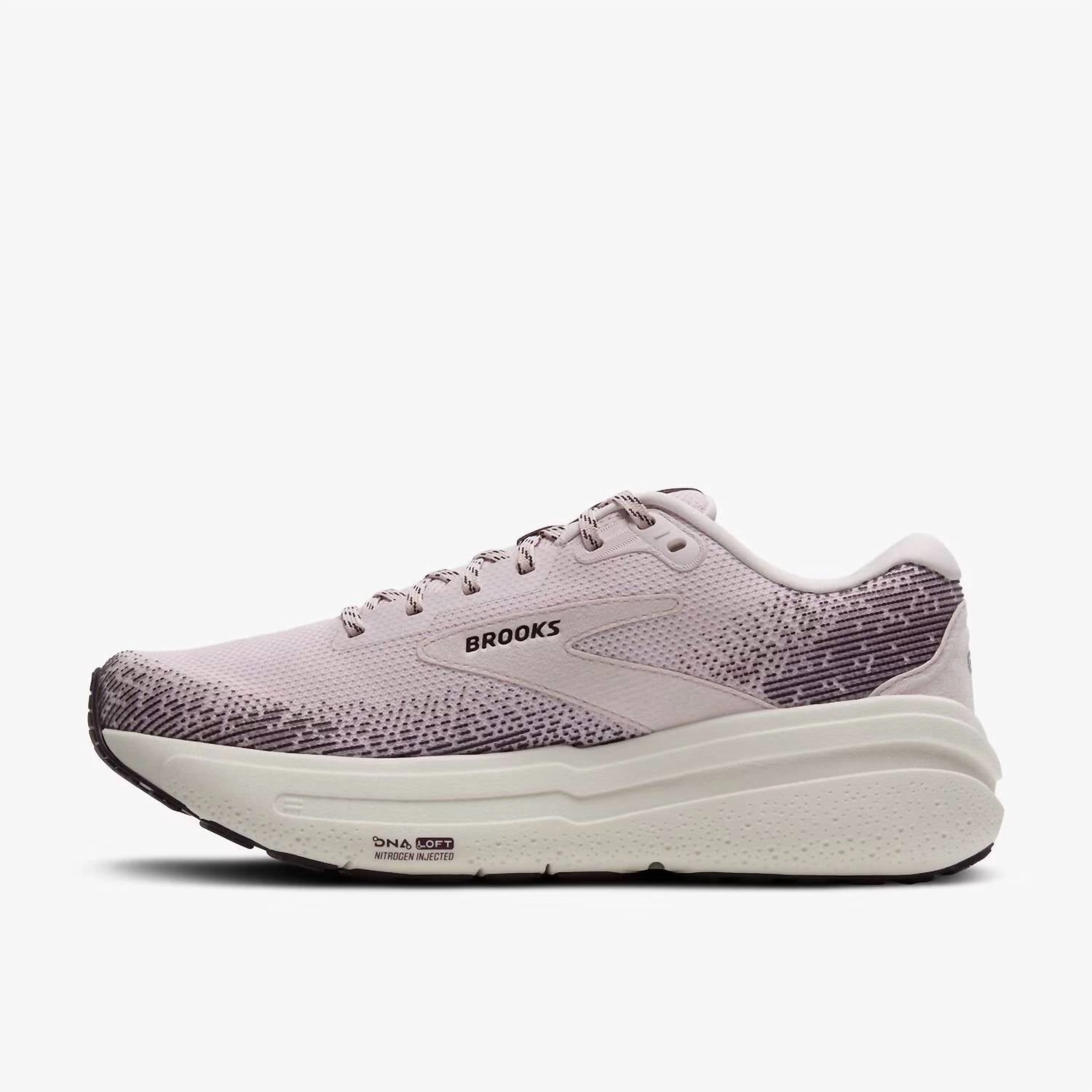 Women's Ghost Max 2 Road Running Shoes In Orchid Ice/ Plum/ Coconut