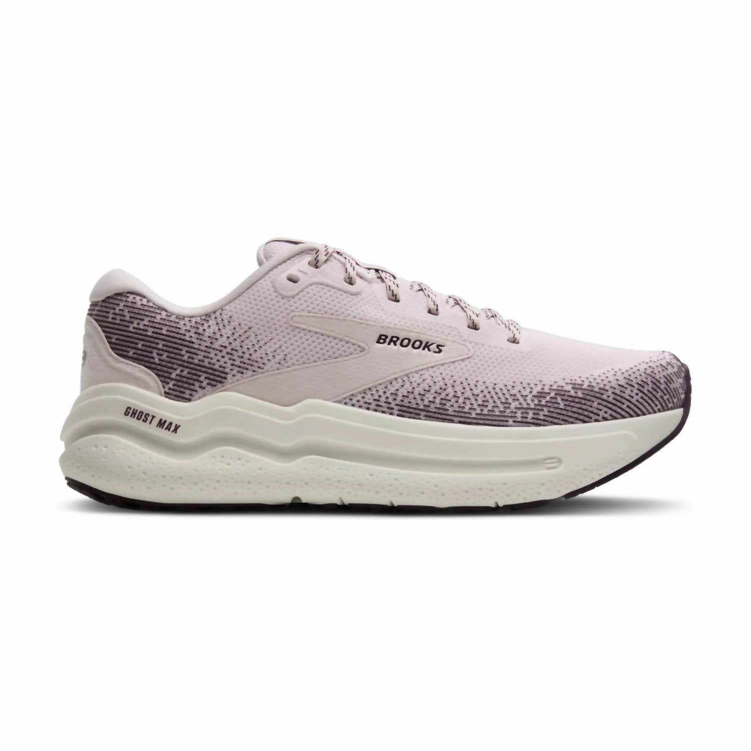Women's Ghost Max 2 Road Running Shoes In Orchid Ice/ Plum/ Coconut