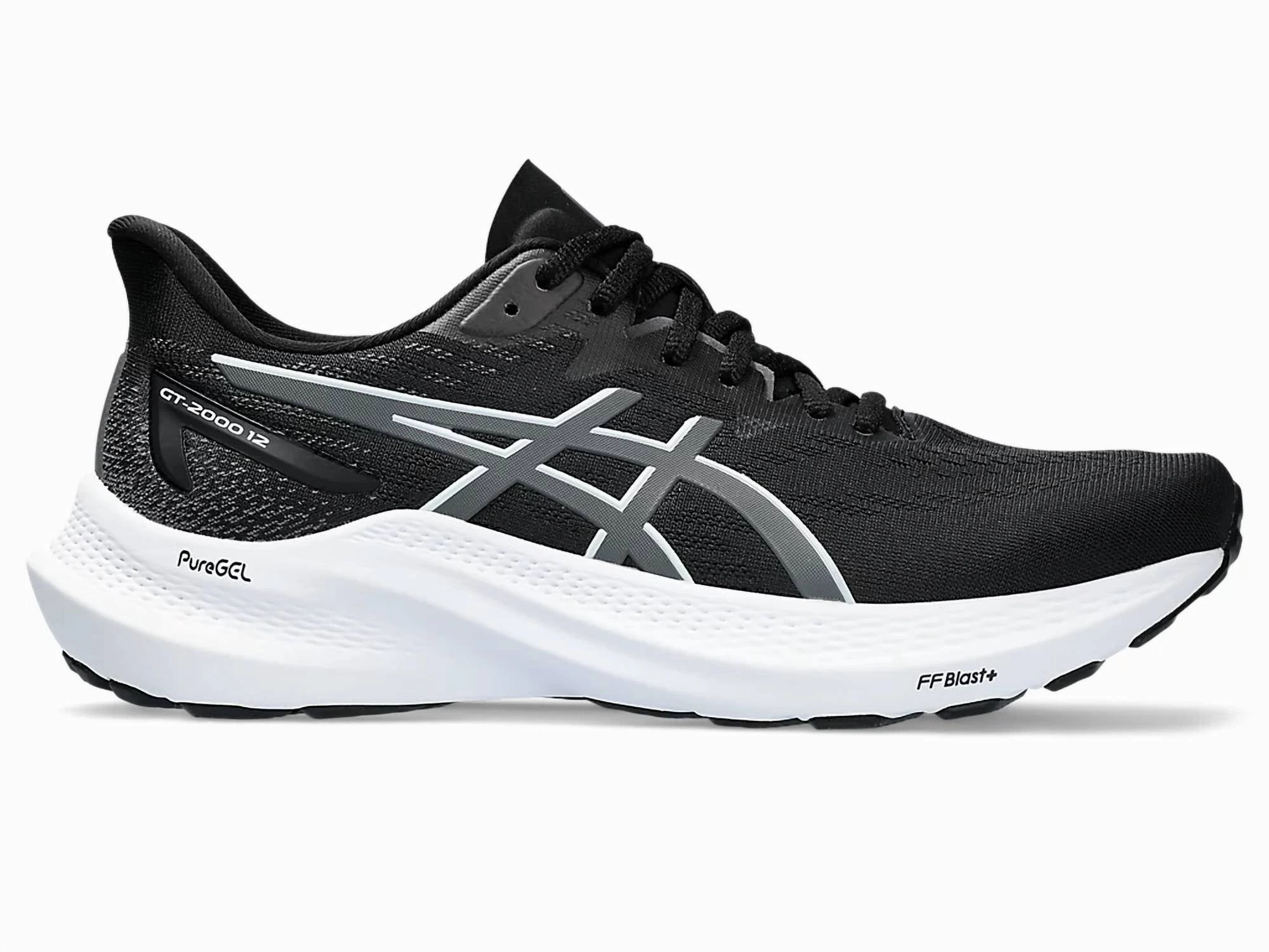 Women's Gt-2000 12 Running Shoes In Black/grey