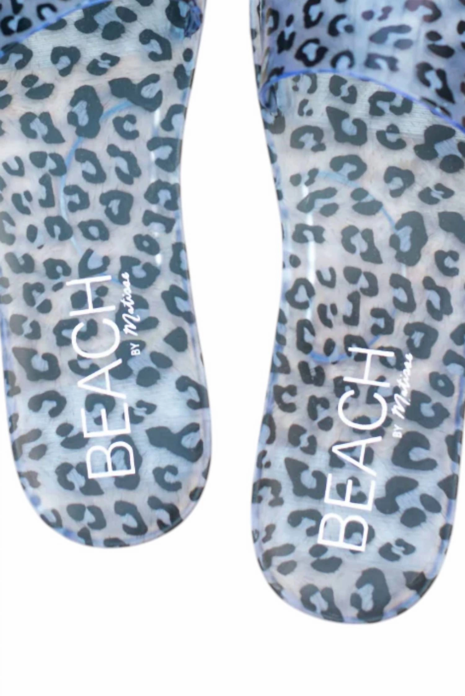 Women's Haidyn Jelly Sandals In Black Leopard