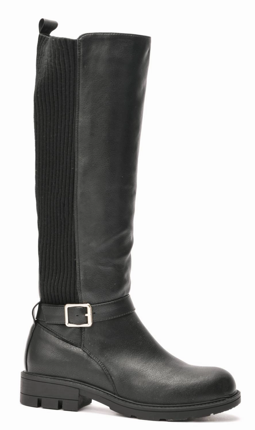 Women's Hay There Knee High Black Boot
