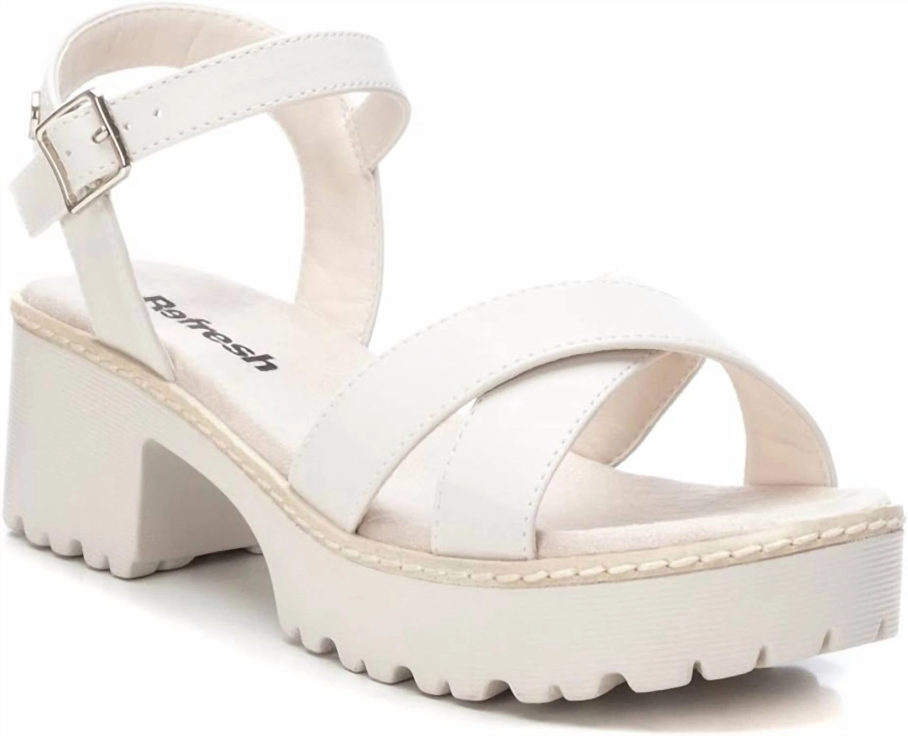 Women's Heeled Sandals In Ice