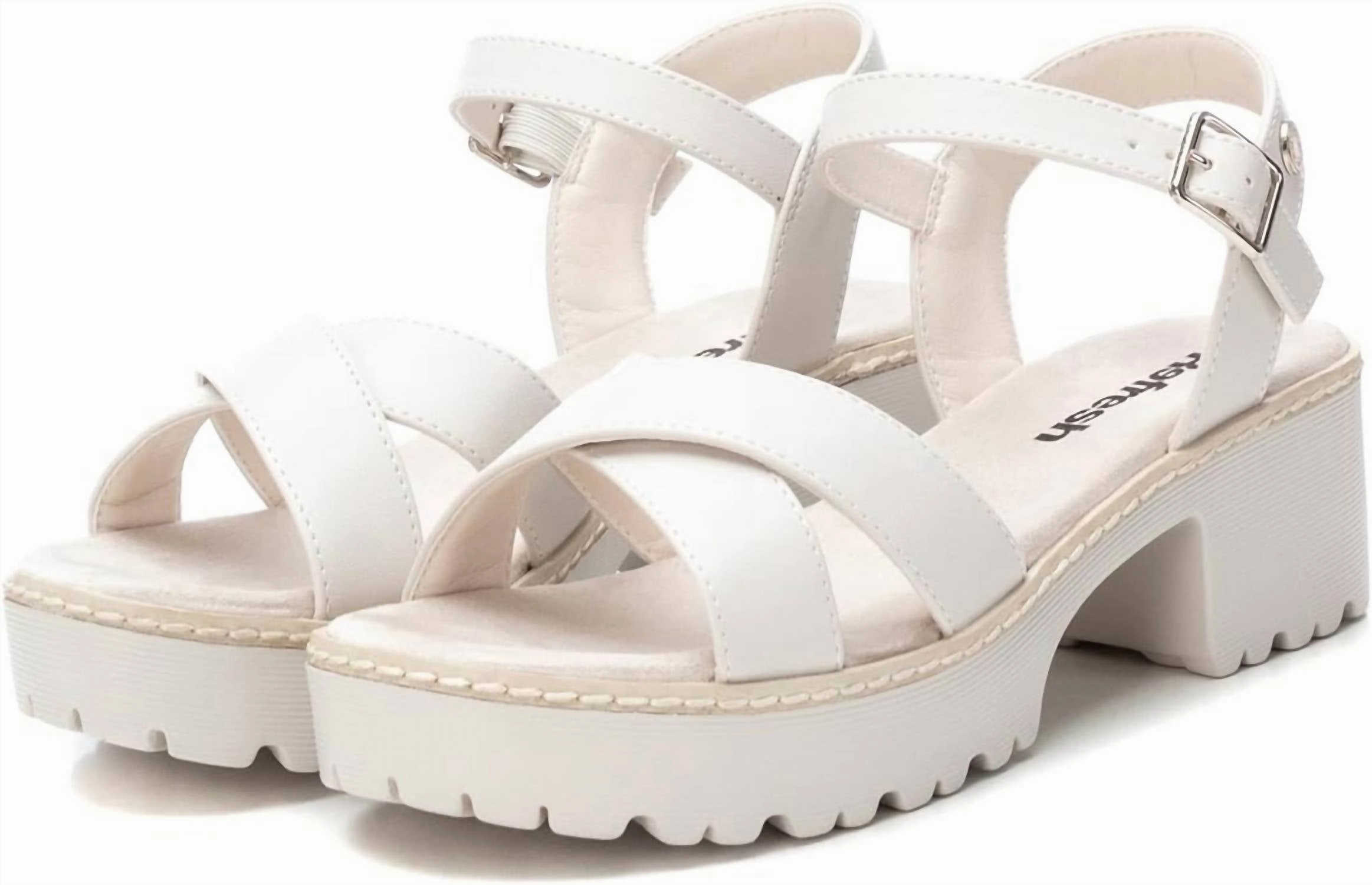 Women's Heeled Sandals In Ice