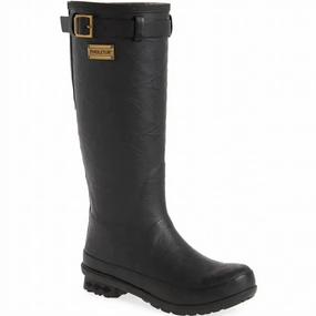 Women's Heritage Embossed Tall Rain Boot In Black Womens Winter & Rain Boots online