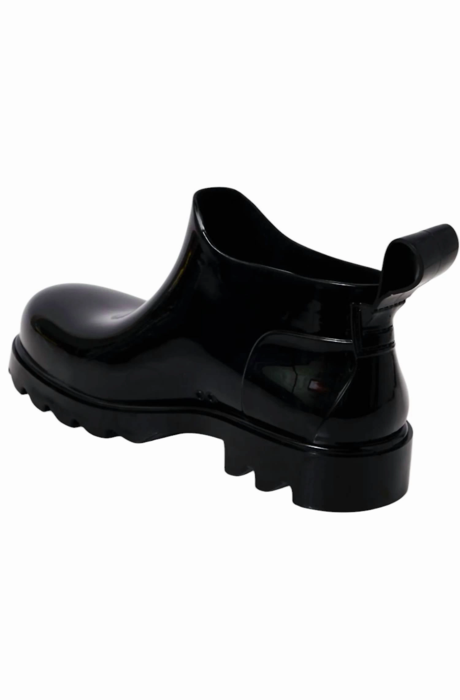 Women's High Street Water Resistant Rain Boots In Black