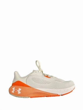 Women's Hovr Machina 3 Running Shoes - Medium Width In White, Orange Cheap Athletic Shoes for Women