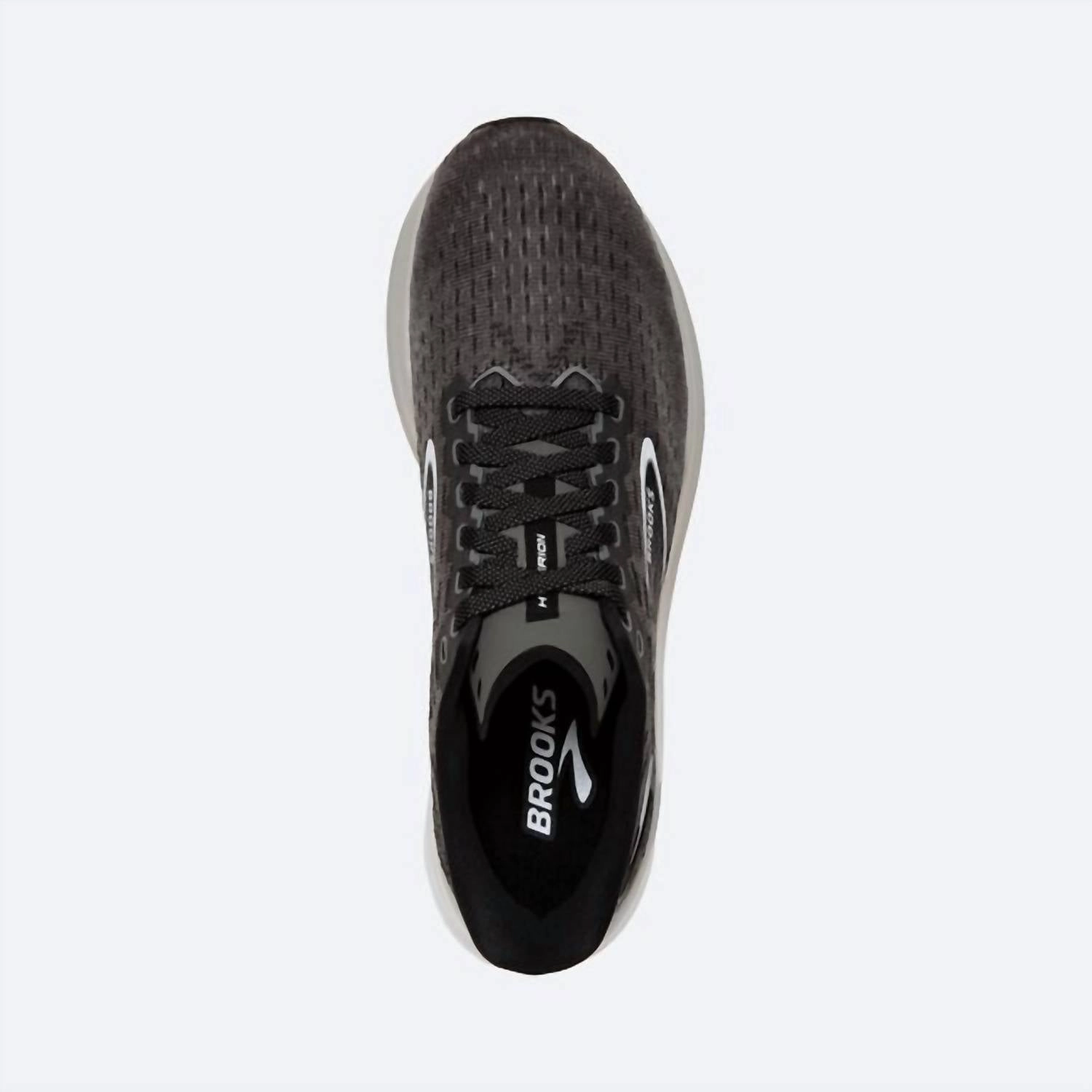 Women's Hyperion Running Shoes In Grey/black/white