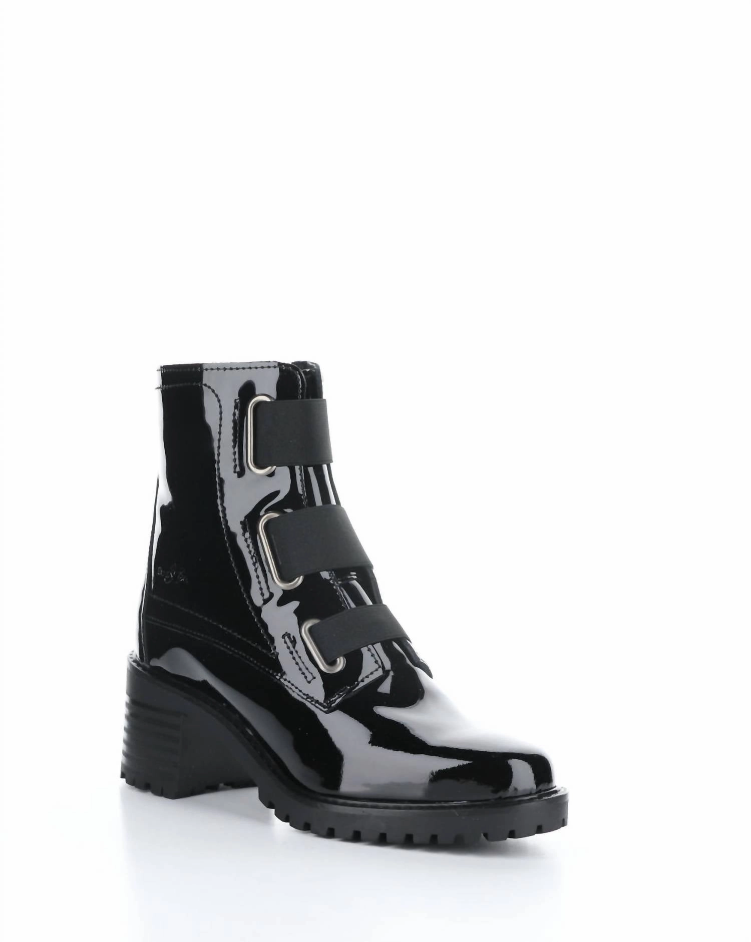 Women's Indie Elasticized Boots In Black Patent Promo on Womens Fashionable Boots