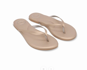 Women's Indie Strap Sandals In Champagne Womens Slip-On Sandals clearance