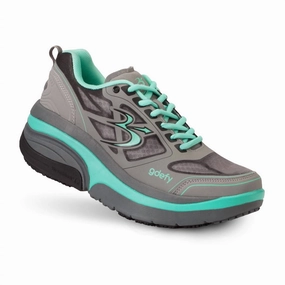 Women's Ion Athletic Shoes In Gray/teal Cheap Athletic Shoes for Women