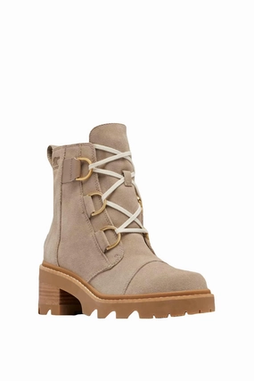 Women's Joan Now Lace Boot In Omega Taupe Gum Comfortable Womens Boots low price
