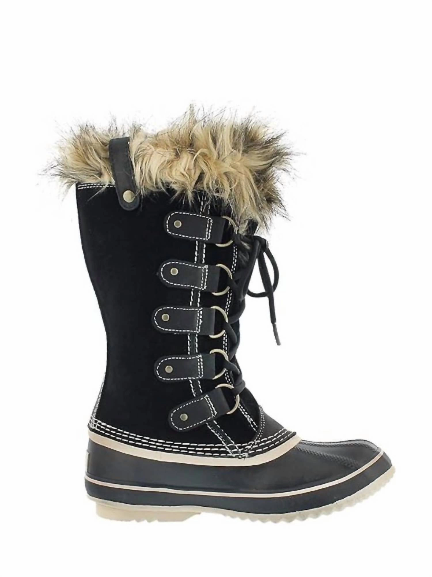 Women's Joan Of Arctic Winter Boot In Black/stone Womens Winter & Rain Boots online