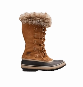 Women's Joan Of Arctic Winter Boot In Camel Brown,black Womens Winter & Rain Boots online
