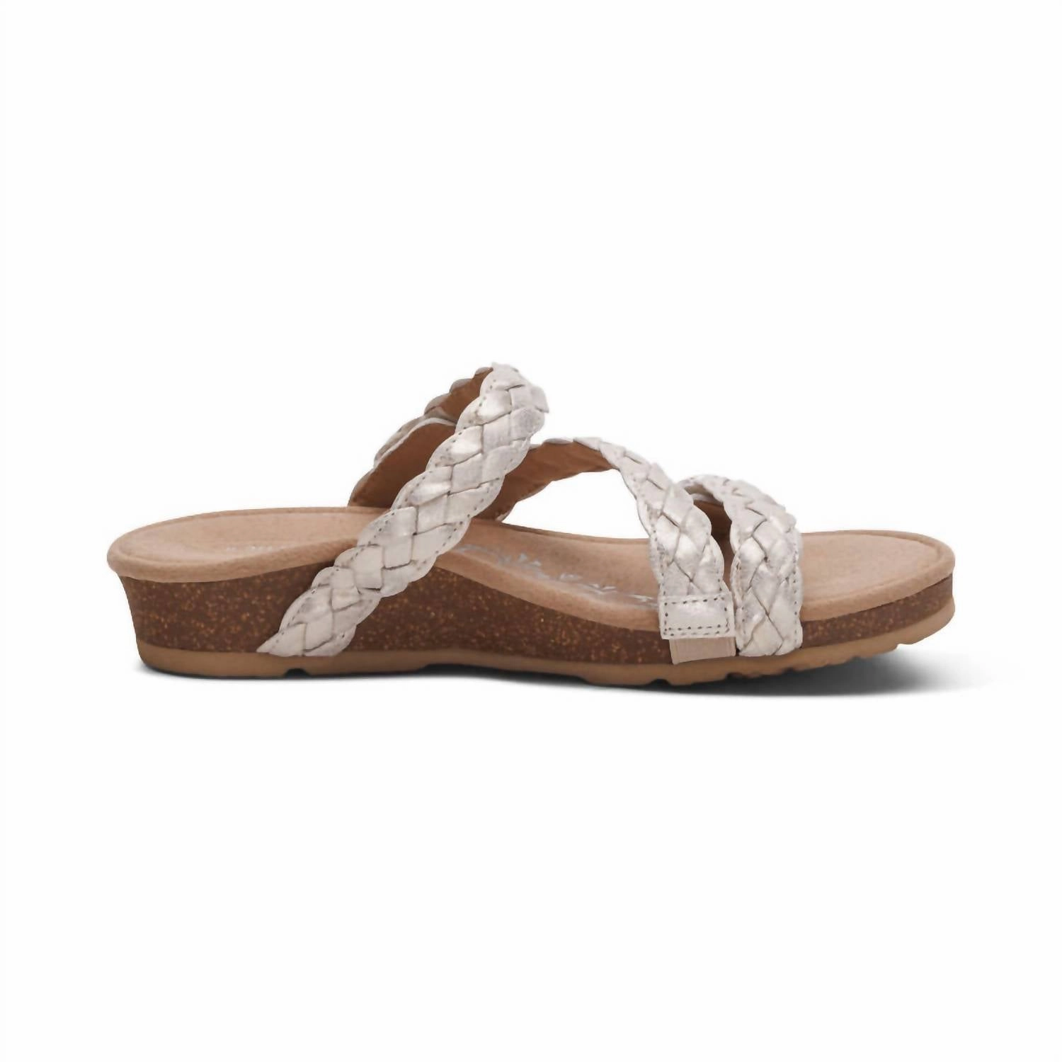 Women's Josie Braided Slides In Champagne