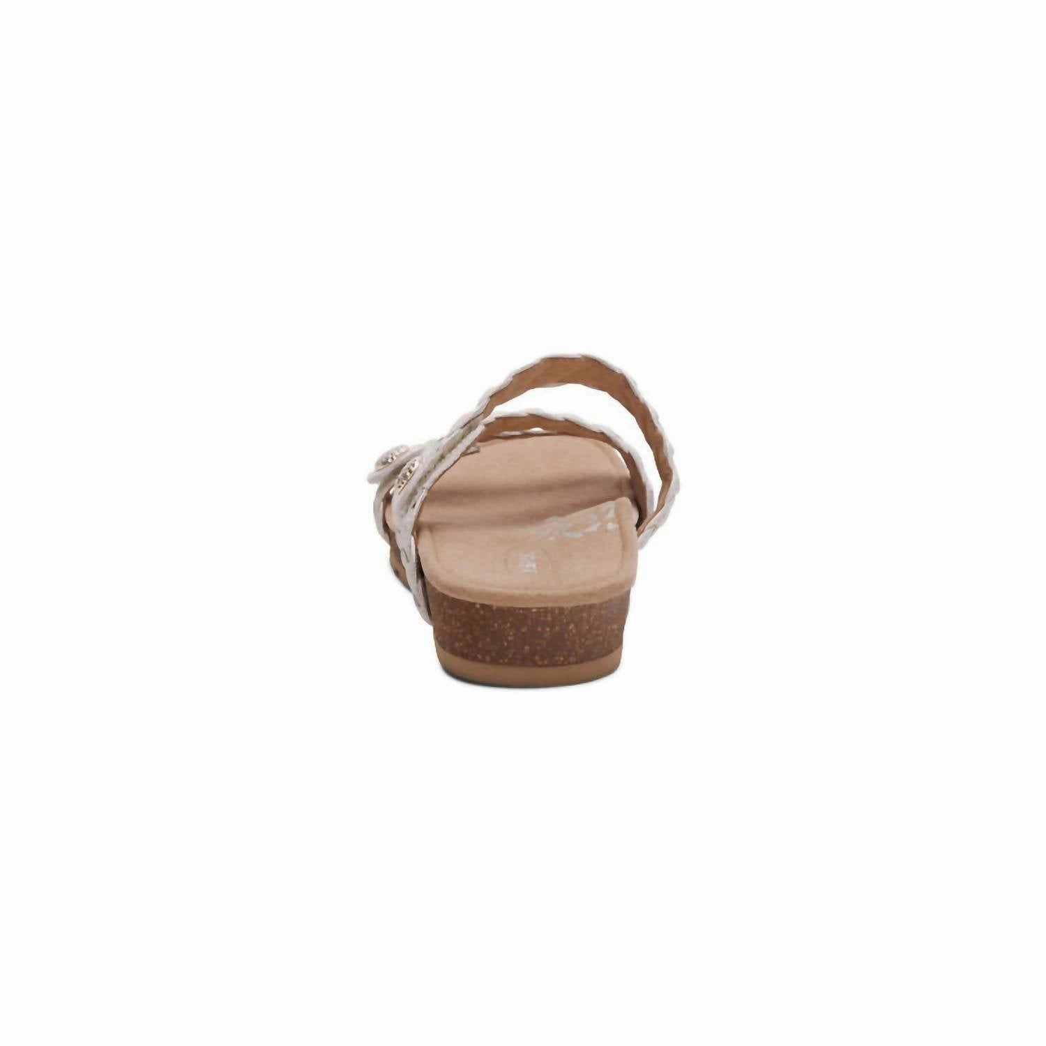 Women's Josie Braided Slides In Champagne