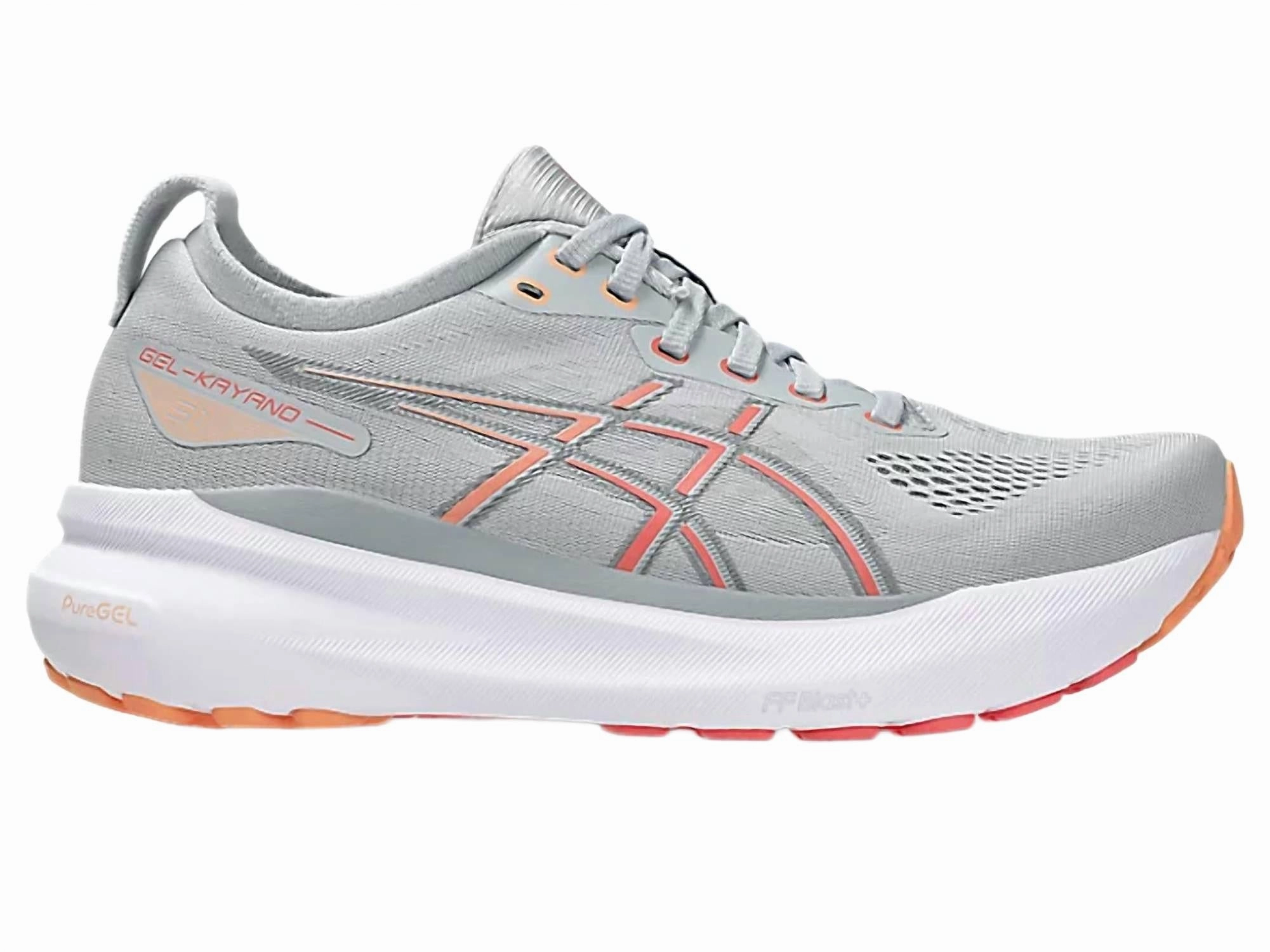 Women's Kayano 31 Sneaker In Piedmont Grey/papaya