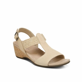 Women's Kaytie Wedge Sandal In Semolina Buy now Womens Sandals cheap