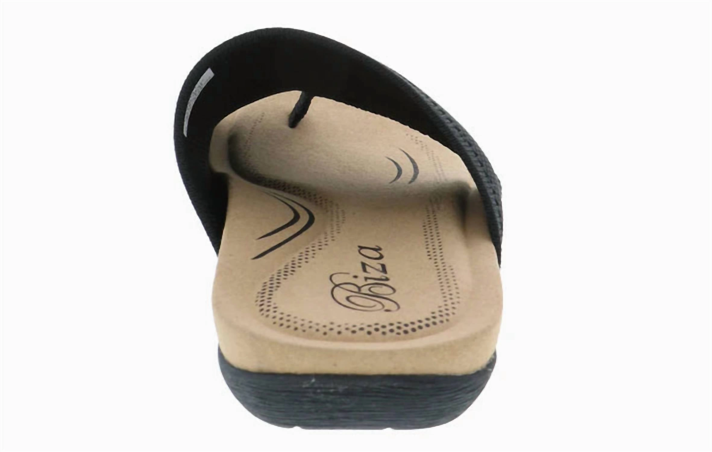 Women's Lavish Stretch Knit Sandal In Black