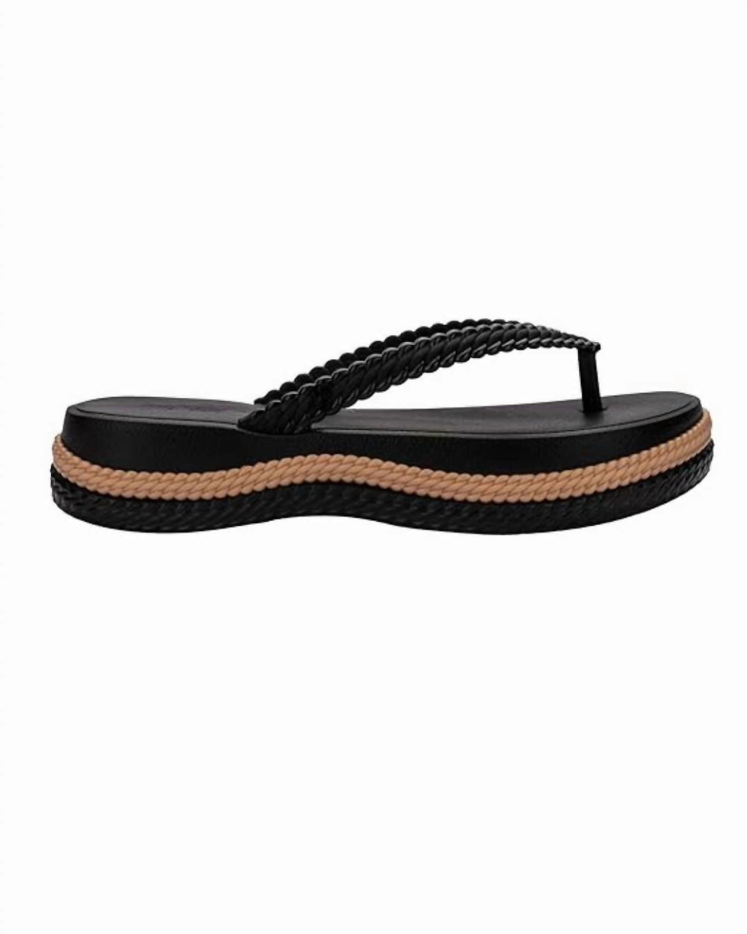 Women's Leblon Ad Flip Flop In Black/beige Womens Sandals with big discounts