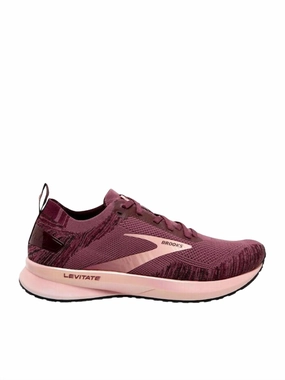 Women's Levitate 4 Running Shoes In Nocturne/coral/zinfandel Cheap Athletic Shoes for Women