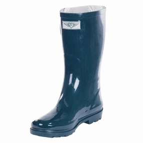 Women's Mid-Calf Solid Color Rubber Rain Boots Womens Winter & Rain Boots online