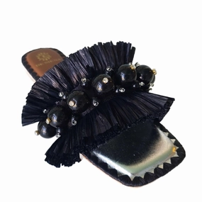 Women's Nara Sandals In Black Womens Slip-On Sandals clearance