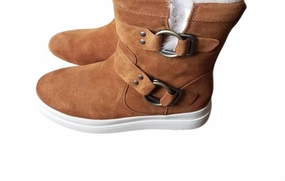 Women's Nelly Waterproof Boot In Dark Brown Suede Womens Winter & Rain Boots online