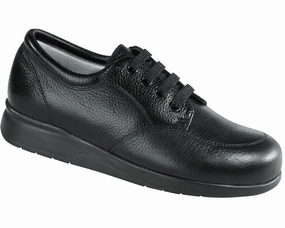Women's New Villager Shoe In Black Soft Pebble Cheap Athletic Shoes for Women
