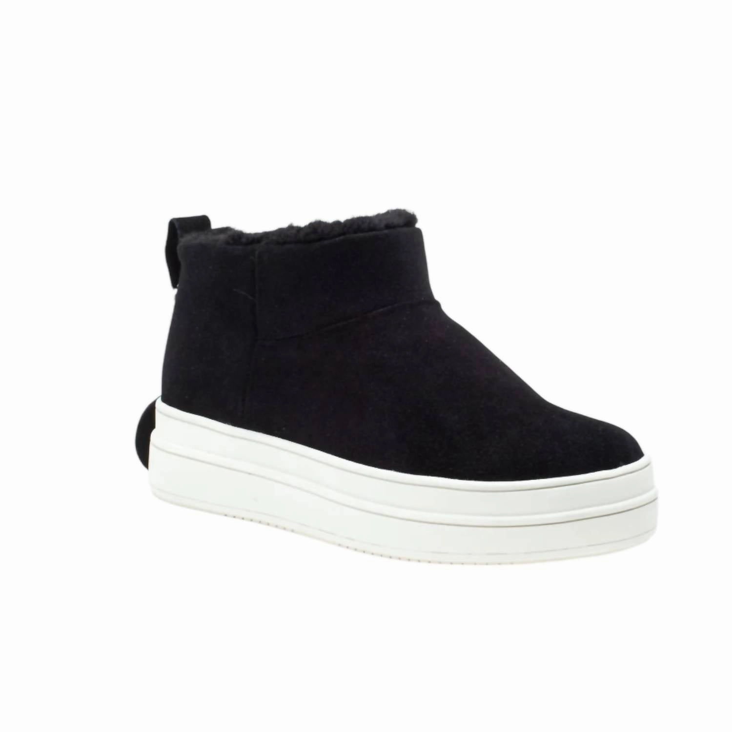 Women's Nia Waterproof Boot In Black Suede Womens Winter & Rain Boots online