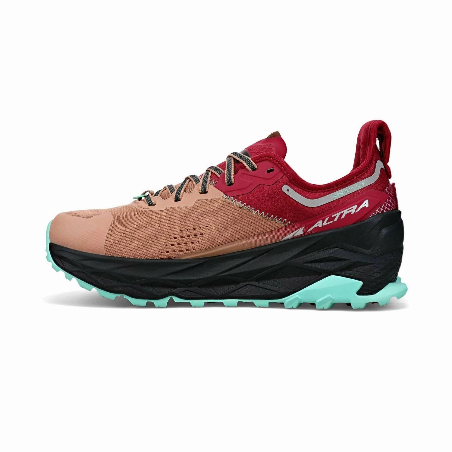 Women's Olympus 5 Trail Running Shoes In Brown/red