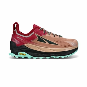 Women's Olympus 5 Trail Running Shoes In Brown/red Cheap Athletic Shoes for Women