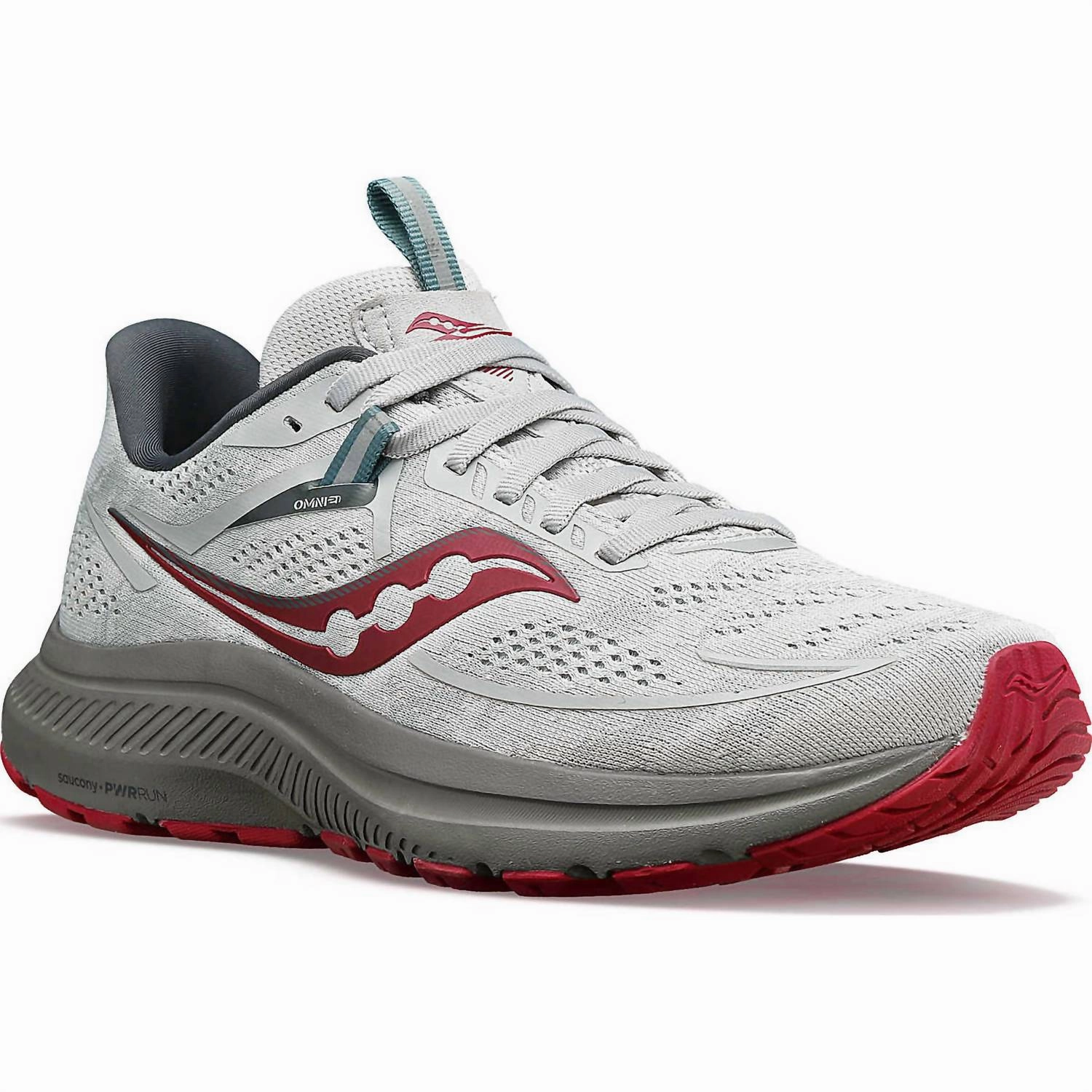 Women's Omni 21 Running Shoes In Concrete/berry