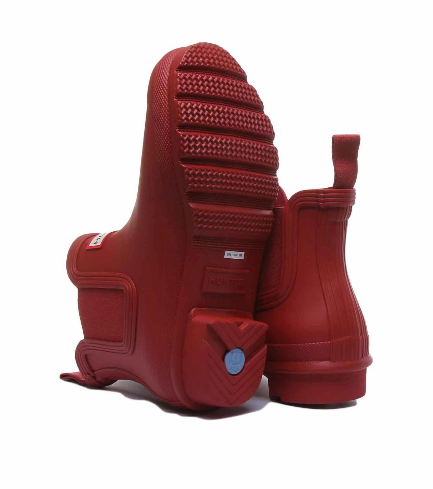 Women's Original Chelsea Rain Boot In Military Red