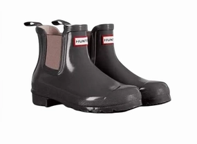 Women's Original Gloss Chelsea Boots In Gray/powder Purple Womens Winter & Rain Boots online