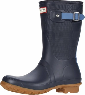 Women's Original Short Exploded Logo Boots In Navy/gill Wave Womens Winter & Rain Boots online
