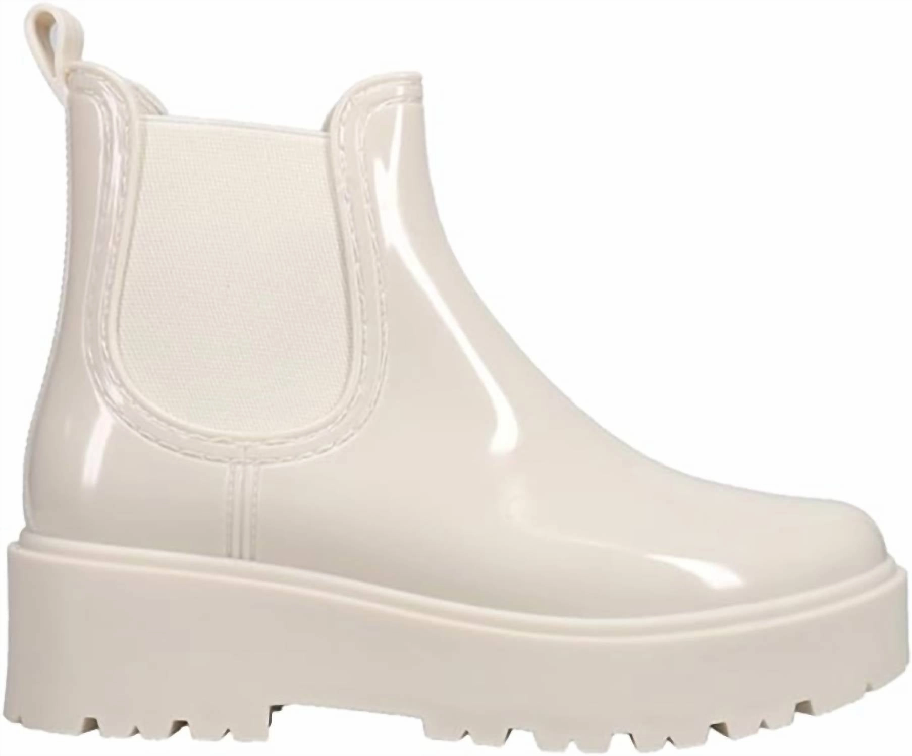 Women's Penny Boots In White