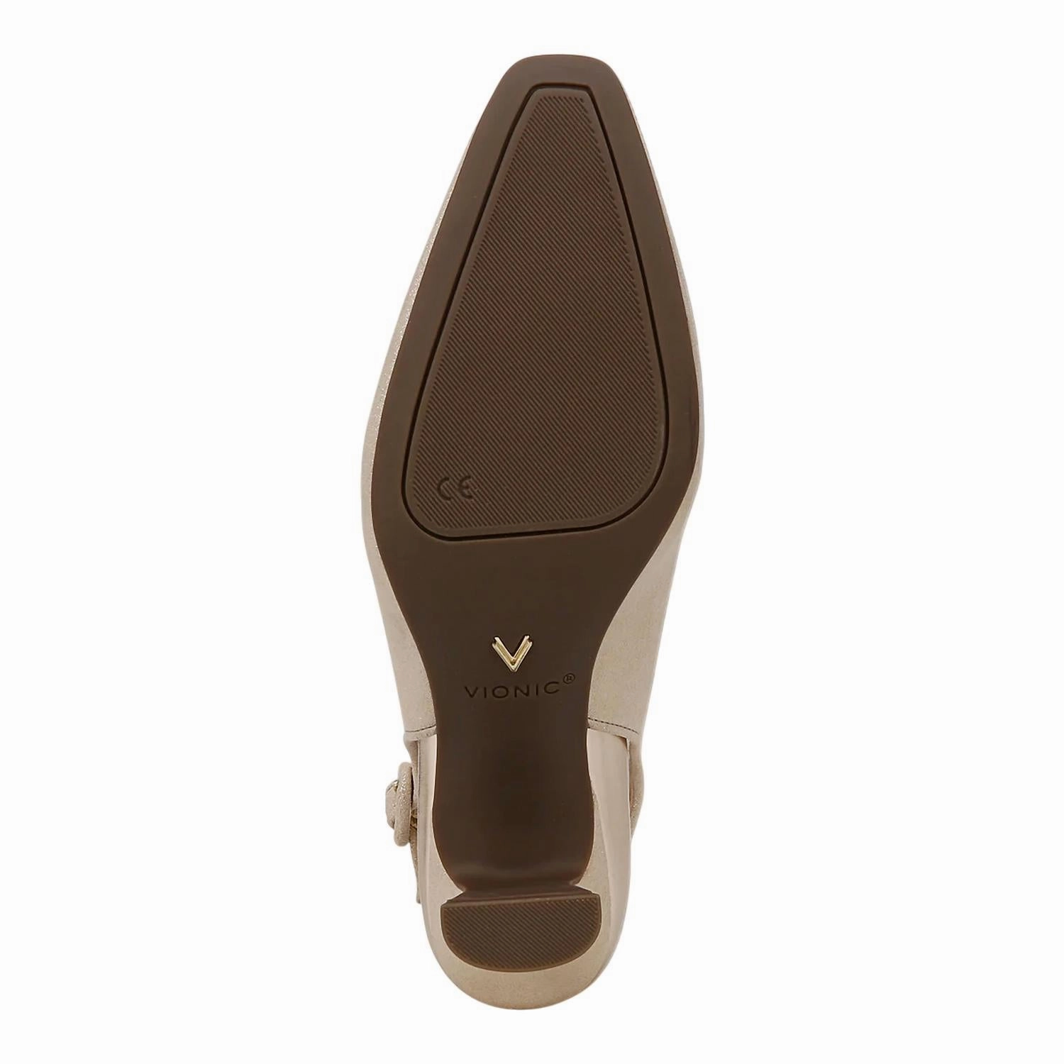 Women's Perris Slingback Heel In Gold Metallic