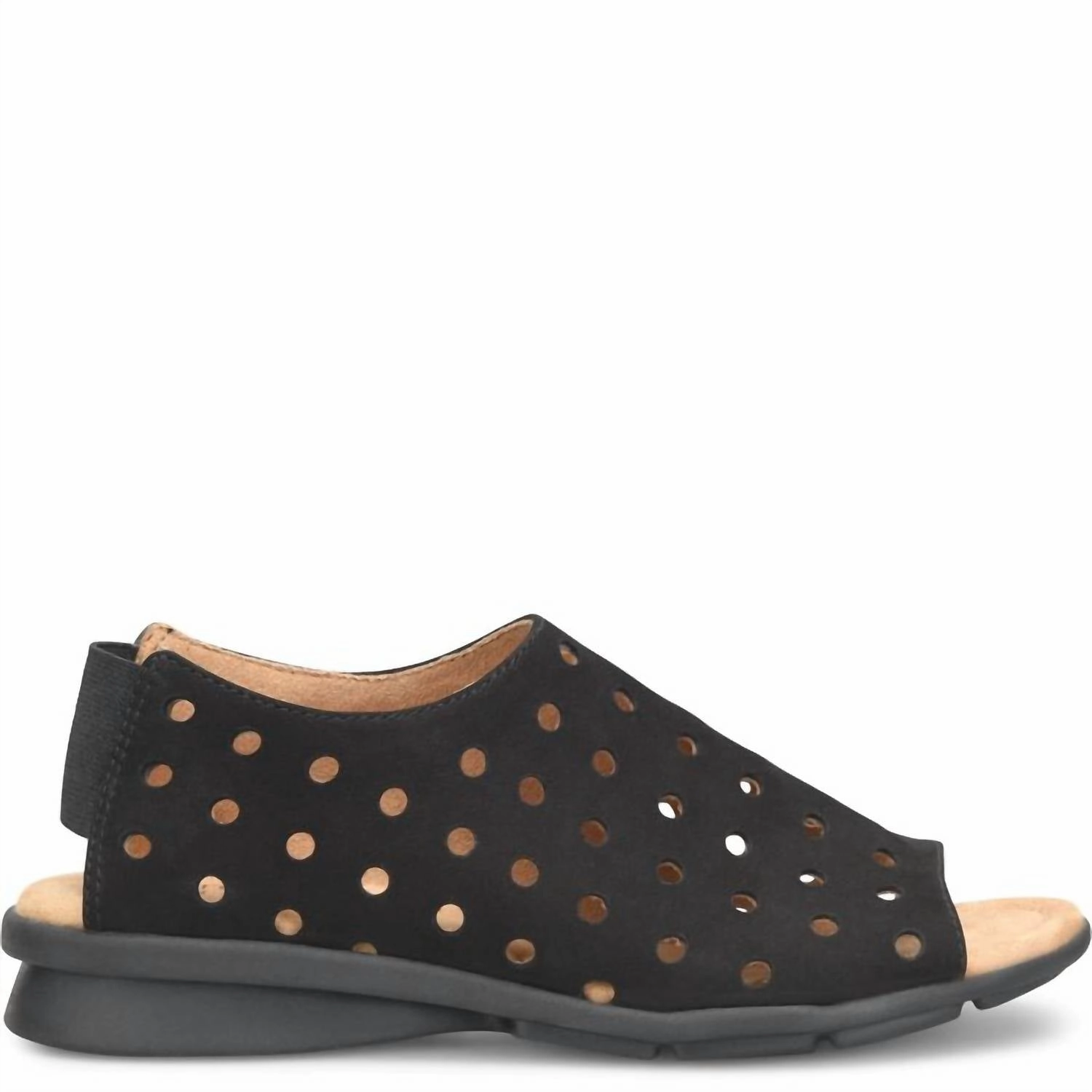 Women's Petal Sandals In True Black