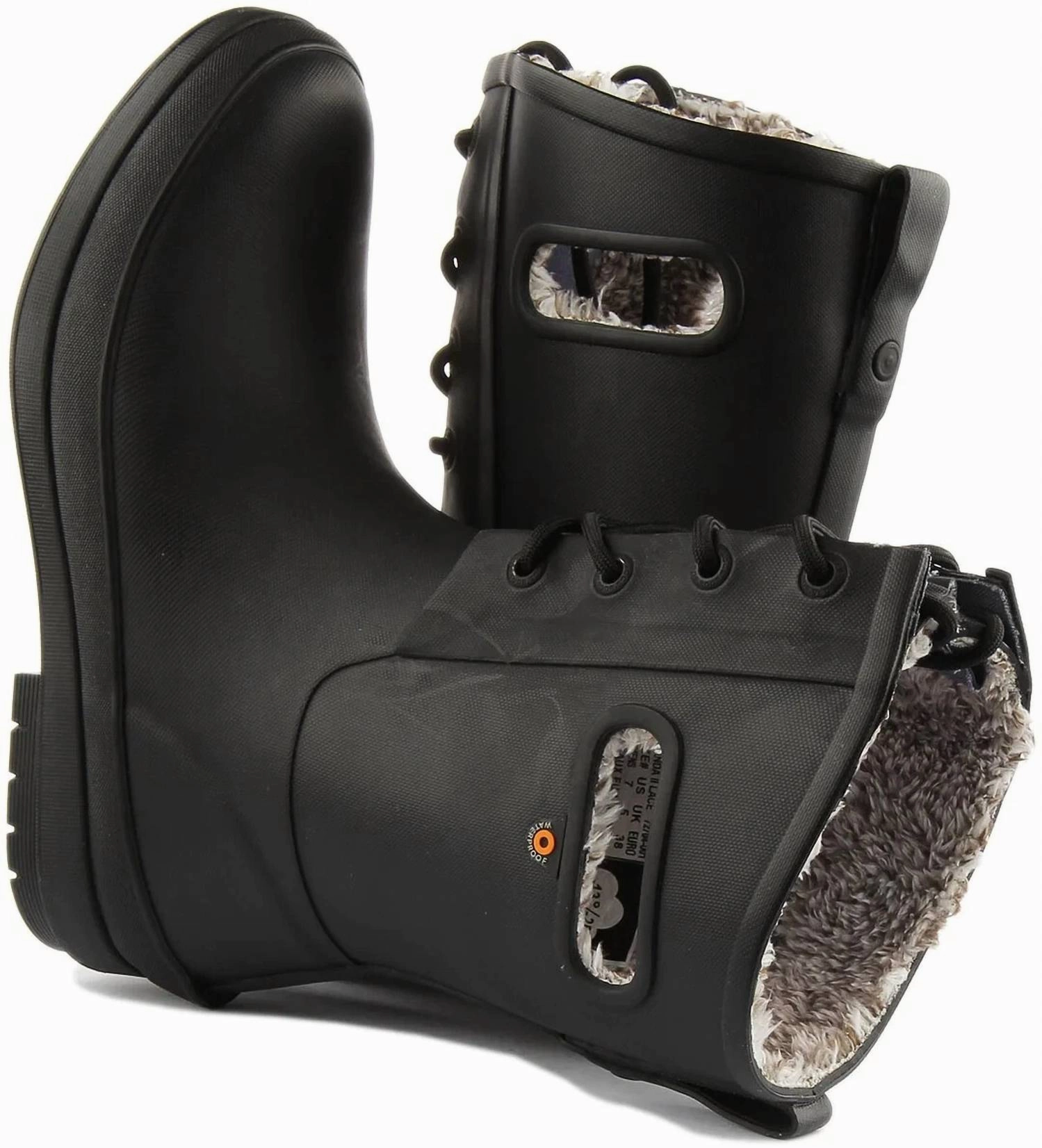 Women's Plush Lined Amanda Boots In Black