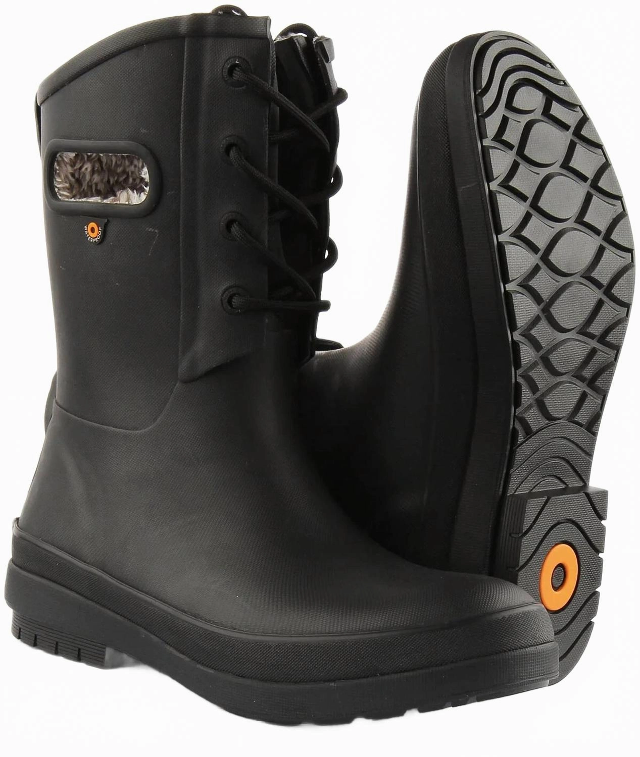 Women's Plush Lined Amanda Boots In Black