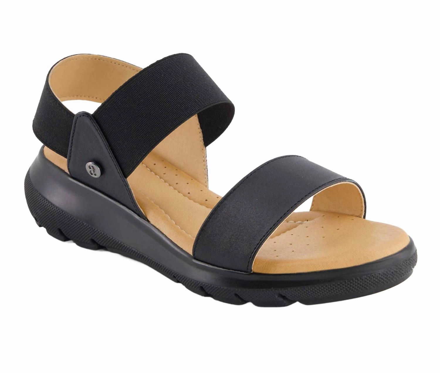 Women's Premium Leather Sandals In Black