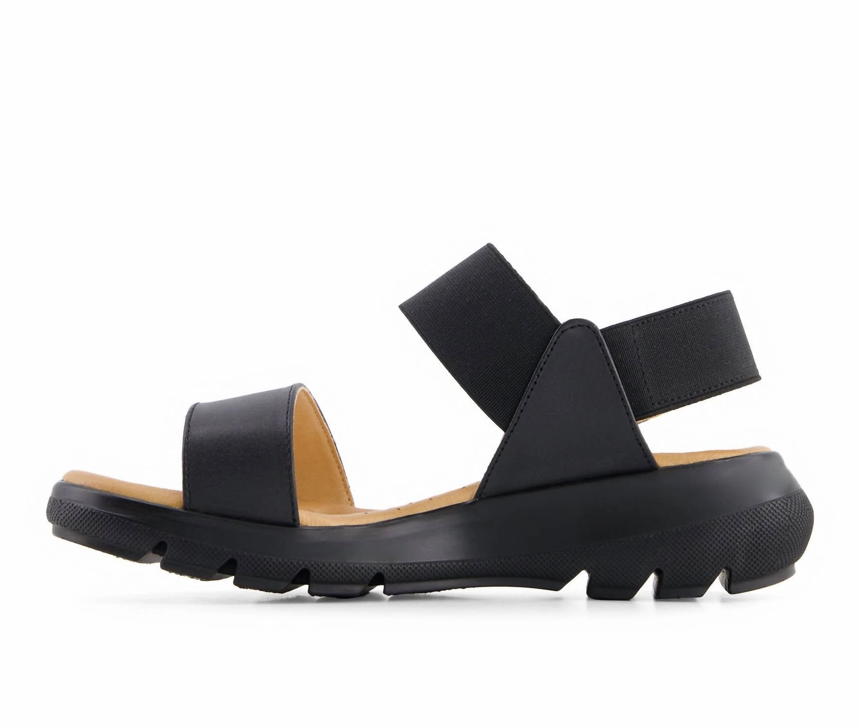 Women's Premium Leather Sandals In Black