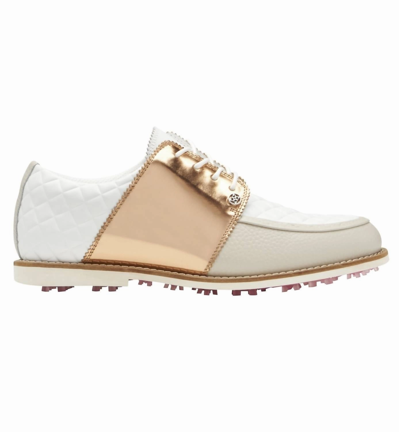 Women's Quilted Gallivanter Golf Shoes In Rose Gold Cheap Athletic Shoes for Women